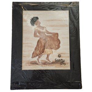 African Dancer 8x10 Art by Cuca Lovely